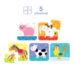 CzuCzu Animali impilabili, puzzle per bambini, da 2 anni, 20 elementi CzuCzu Animali impilabili, puzzle per bambini, da 2 anni, 20 elementi