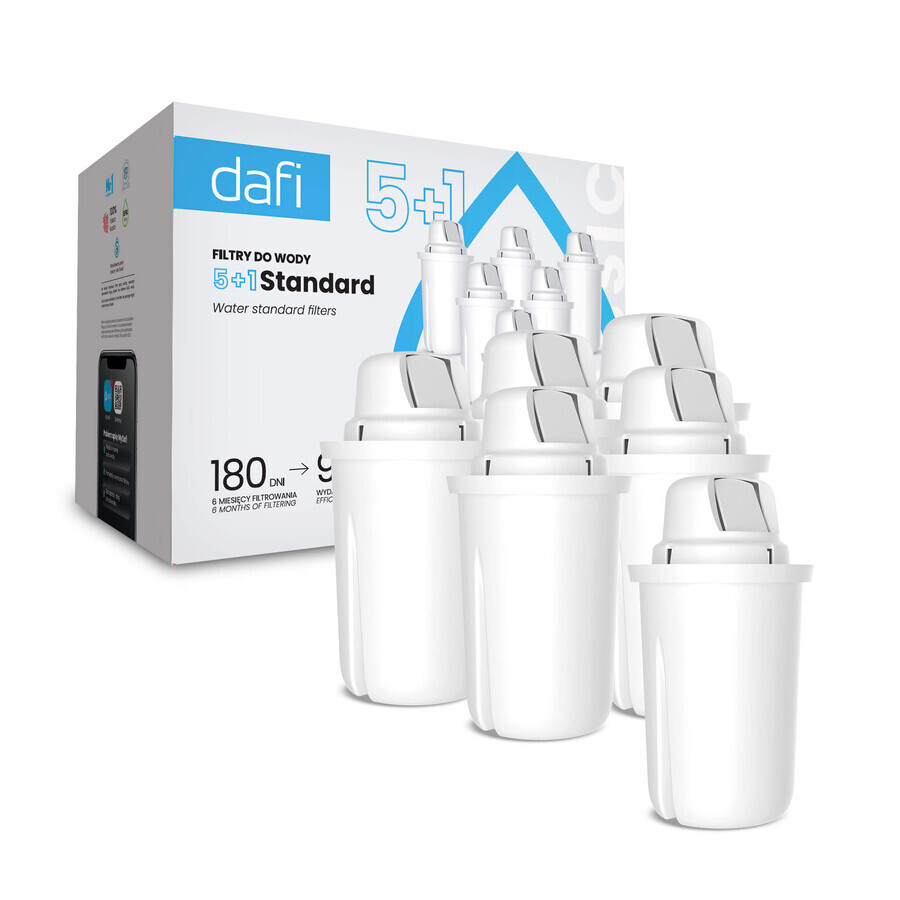 Dafi Classic, filter for pitcher, 6 pieces