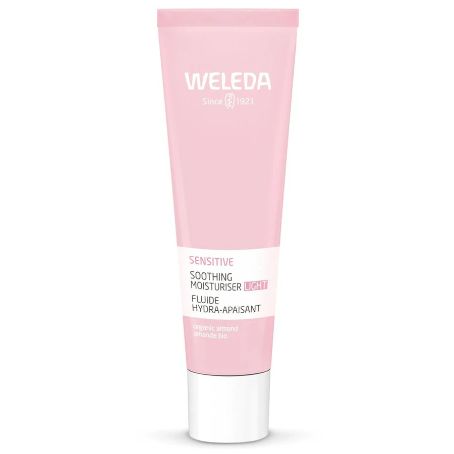 Weleda, emulsión facial calmante con almendras, 30 ml