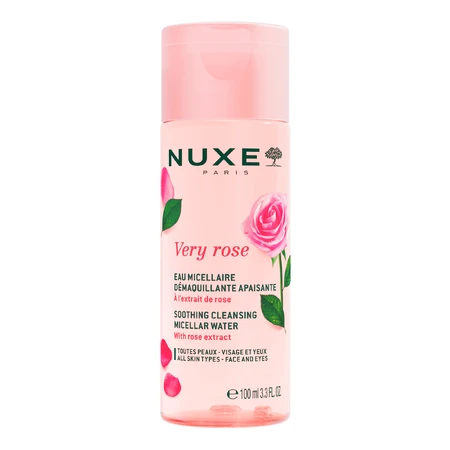 Nuxe My Pink Crush Set, Maske, 75 ml + Mizellenwasser, 100 ml + Creme, 15 ml + Or Florale Trockenöl, 10 ml + Schminktasche