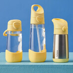 B.Box, botella de agua con pajita, tritan, bidón infantil, Lemon Twist, a partir de 3 años, 600 ml B.Box, botella de agua con pajita, tritan, bidón infantil, Lemon Twist, a partir de 3 años, 600 ml