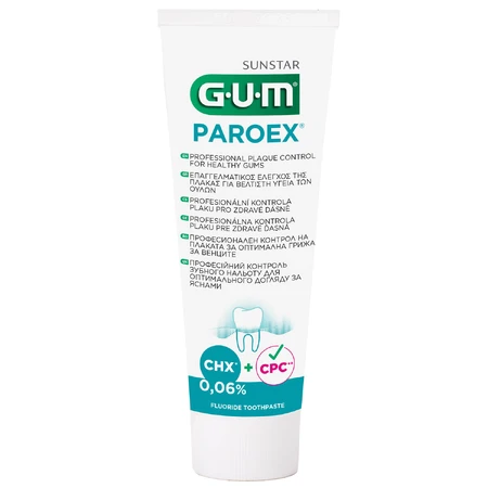 GUM PAROEX 0.06%, tandpasta, dagelijkse verzorging, 75 ml