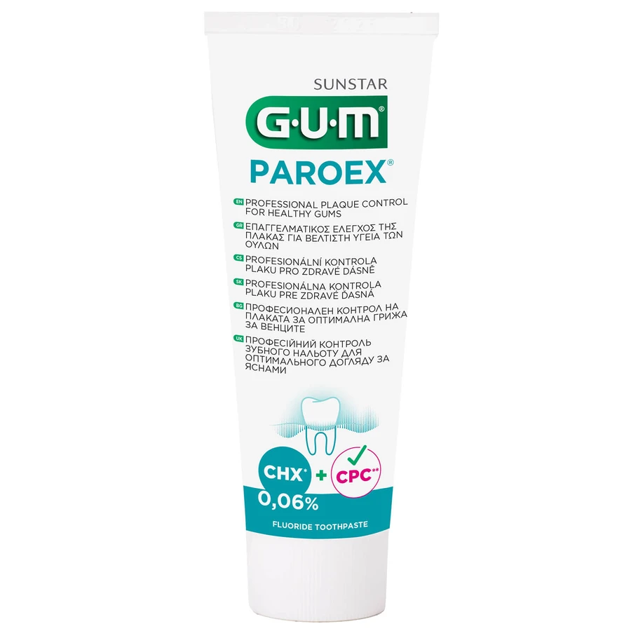 GUM PAROEX 0.06%, tandpasta, dagelijkse verzorging, 75 ml