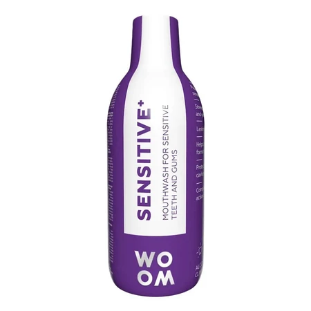 Woom Sensitive+, Mundspülung für empfindliche Zähne, 500 ml