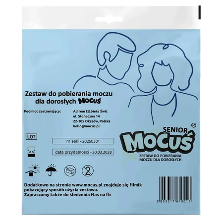 Mocuś Senior, set de recogida de muestras de orina para adultos, 1 pieza