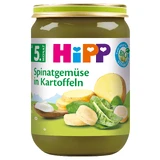 Biologische groentepuree met spinazie en aardappelen, 190 g, Hipp