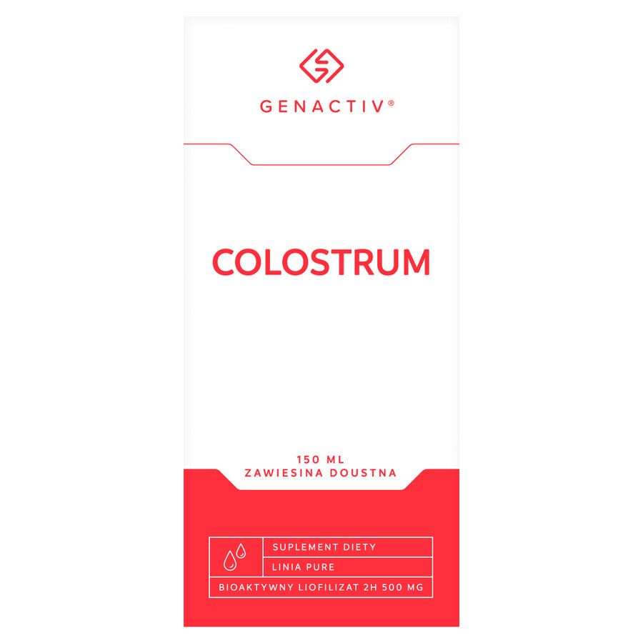 Genactiv Colostrum, oral suspension, 3 years and older, 150 ml
