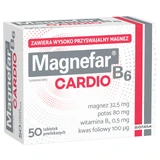 Magnefar B6 Cardio, 50 tablets