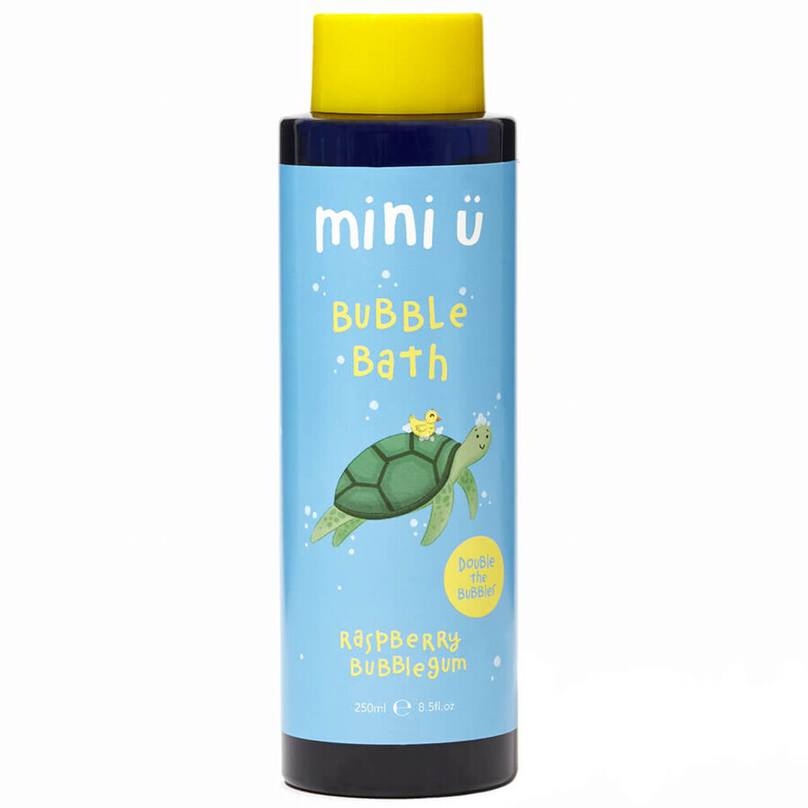 Mini U, natural bubble bath, bubble gum, for children, 250 ml