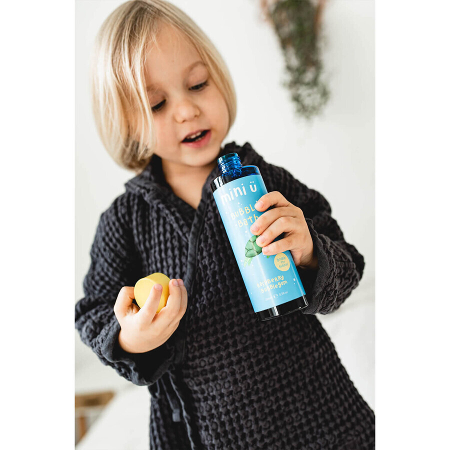 Mini U, natural bubble bath, bubble gum, for children, 250 ml