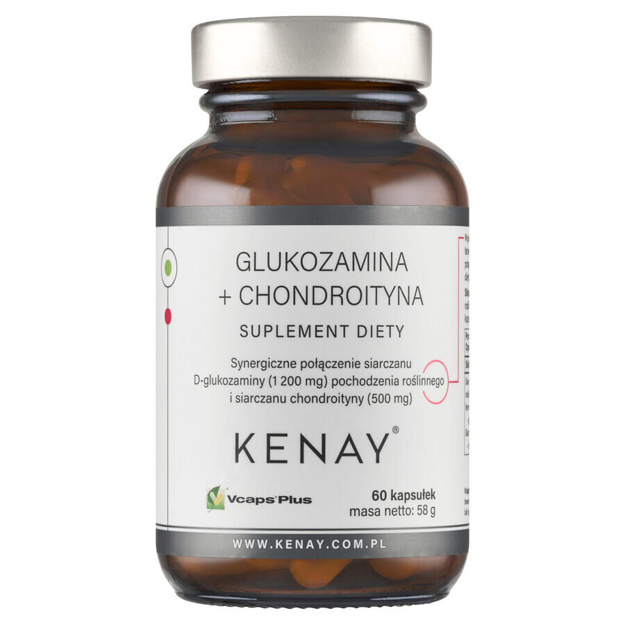 Kenay Glucosamina + Condroitina, 60 capsule