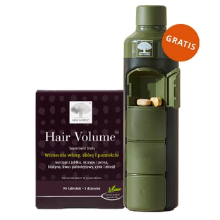 Nuevo Nordic Hair Volume, 90 comprimidos + frasco botiquín de regalo