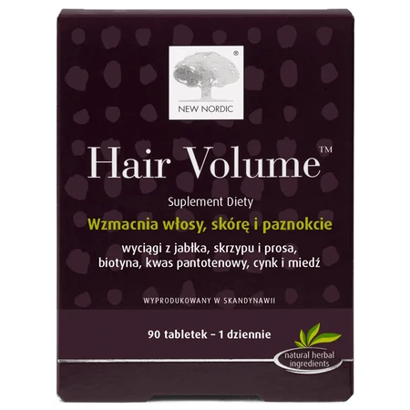 Nuevo Nordic Hair Volume, 90 comprimidos + frasco botiquín de regalo