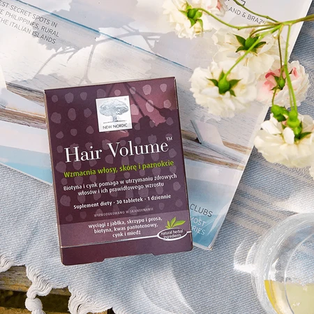 Nuevo Nordic Hair Volume, 90 comprimidos + frasco botiquín de regalo