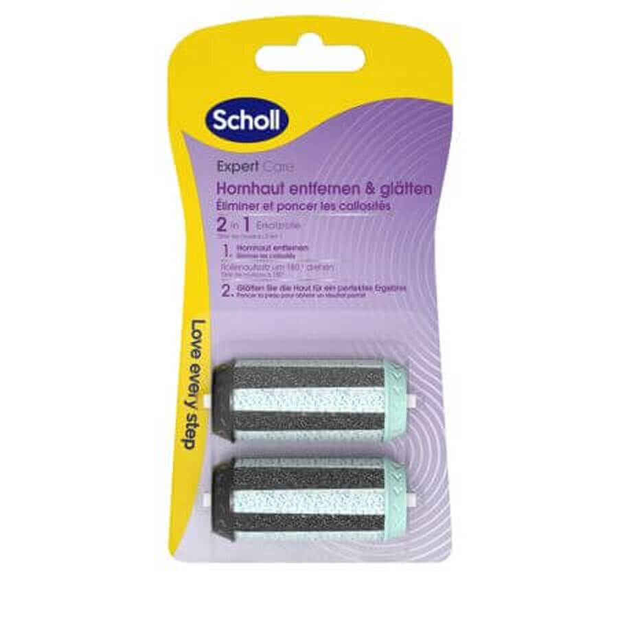 Ersatzbatterien 2 in 1, Lila, 2 Stück, Scholl