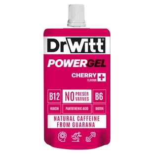 DrWitt Powergel, energiegel, kers, 100 g
