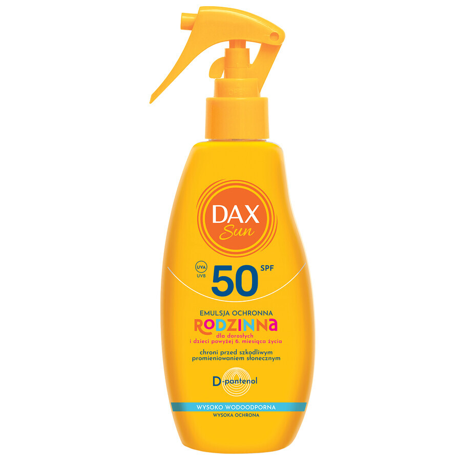 DAX Sun, Familienschutz-Emulsion, SPF 50, 200 ml