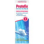 Protefix Hygiene Kit, pastă de curățat proteze dentare și ortodontice, 2 x 75 ml + perie pentru proteze dentare, 1 gratuit Protefix Hygiene Kit, pastă de curățat proteze dentare și ortodontice, 2 x 75 ml + perie pentru proteze dentare, 1 gratuit