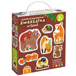 CzuCzu Animals in the forest, progressive puzzle for children, from 2 years old, 33 elements
