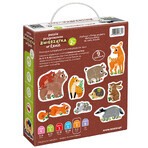 CzuCzu Animals in the forest, progressive puzzle for children, from 2 years old, 33 elements