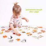 CzuCzu Animals in the forest, progressive puzzle for children, from 2 years old, 33 elements CzuCzu Animals in the forest, progressive puzzle for children, from 2 years old, 33 elements