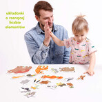 CzuCzu Animals in the forest, progressive puzzle for children, from 2 years old, 33 elements CzuCzu Animals in the forest, progressive puzzle for children, from 2 years old, 33 elements