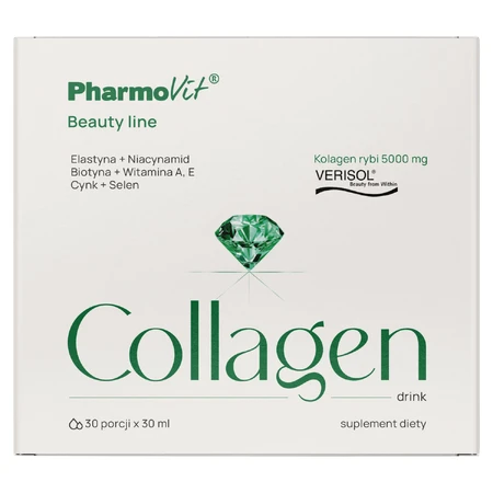 PharmoVit Collageendrank Schoonheidslijn, 30 ml x 30 eenheden