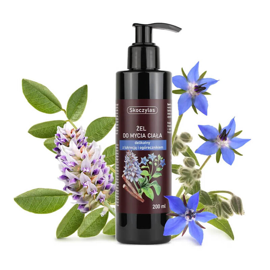 Skoczylas, gentle body wash gel with licorice and borage, 200 ml