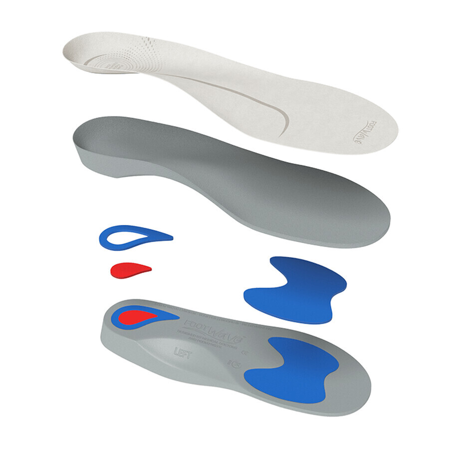 FootWave Heel Spur, tălpi ortotice, Mediu, 42-43, 1 pereche