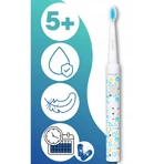 Meriden Smart Junior Blue, Schallzahnbürste für Kinder, blau, ab 5 Jahren, 1 Stück + Ersatzaufsätze, 4 Stück