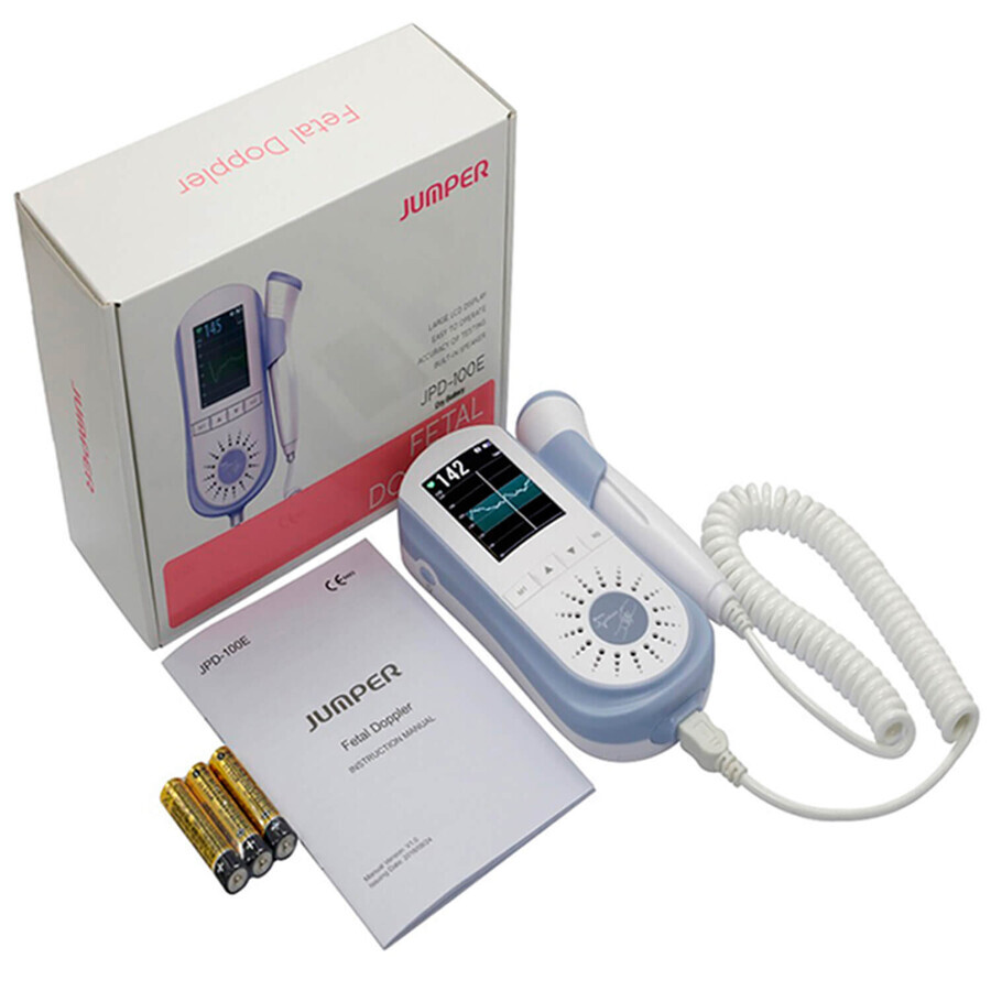 Jumper Fetal Doppler JPD-100E2, fetal heart rate detector
