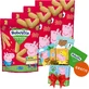 BoboVita Pig Peppa Wheat &amp; Spice Cookies set, after 1 year, 4 x 150 g + memory playing cards, 24 pieces free