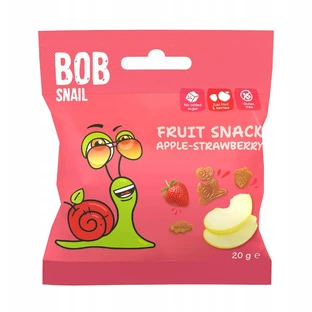Bob Snail Fruit Jelly, apple, strawberry, 20 g