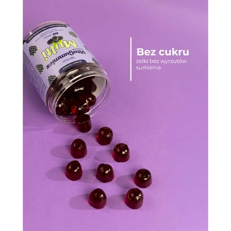 Noble Health VitaGummies Multivitaminas, sabor frutas del bosque, 60 unidades