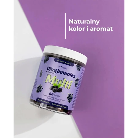 Noble Health VitaGummies Multivitaminas, sabor frutas del bosque, 60 unidades