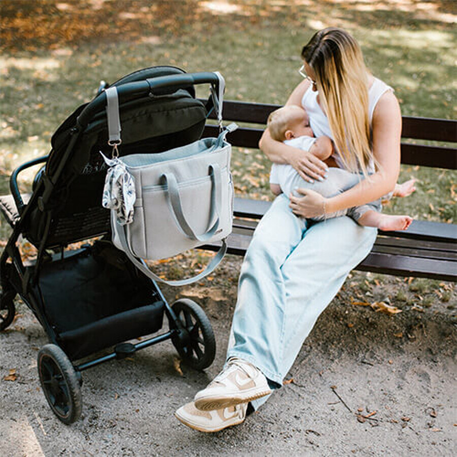 BabyOno, borsa per carrozzina, Carmen, grigio