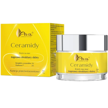 Ava Ceramides, Creme zur Verbesserung der Hautstruktur, Nachtcreme, 50 ml