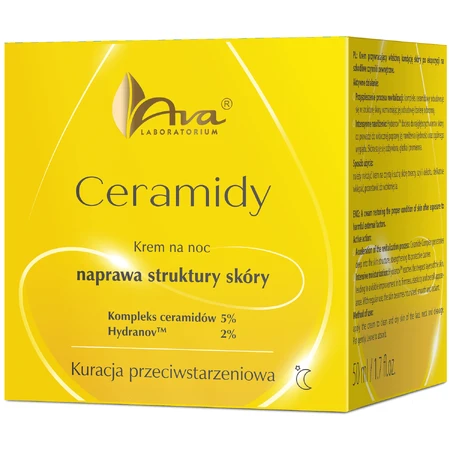 Ava Ceramides, Creme zur Verbesserung der Hautstruktur, Nachtcreme, 50 ml