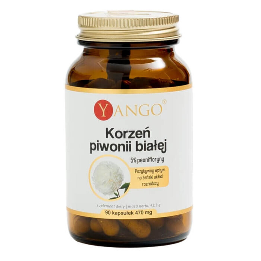 Yango White peony root 5% peoniflorin, 90 capsules