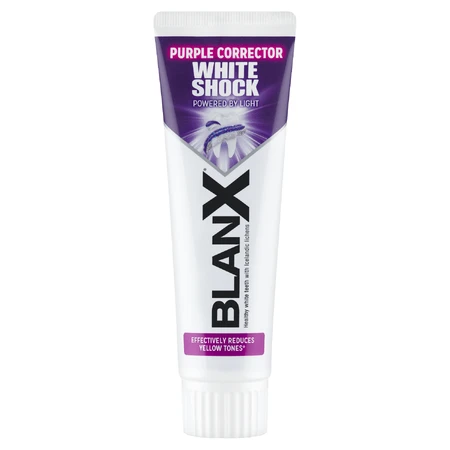 BLANX White Shock Purple Corrector, whitening tandpasta, 75 ml