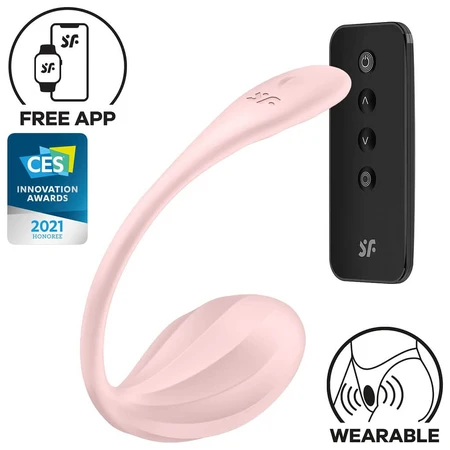 Satisfyer Ribbed Petal, Vibrator für Paare, rosa, 1 Stück