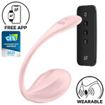 Satisfyer Ribbed Petal, vibrator pentru cupluri, roz, 1 buc Satisfyer Ribbed Petal, vibrator pentru cupluri, roz, 1 buc