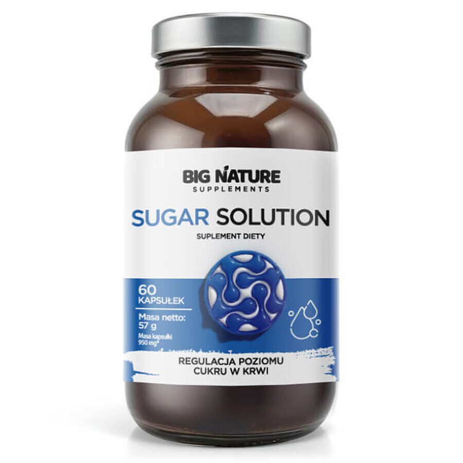 Big Nature Sugar Solution, 60 capsules
