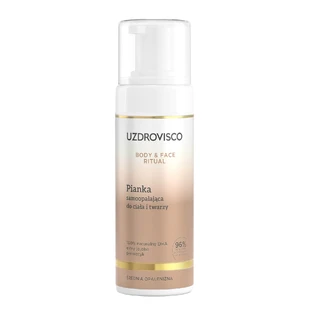 Uzdrovisco Body&Face Ritual, Selbstbräunungsschaum, für Körper und Gesicht, 150 ml