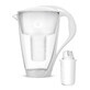 Dafi Crystal Led glazen filterkan, wit, 2 l + Classic filter, 1 stuk