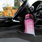4Fizjo, gourde en tritan, bidon de motivation, bleu/rose, 1 l