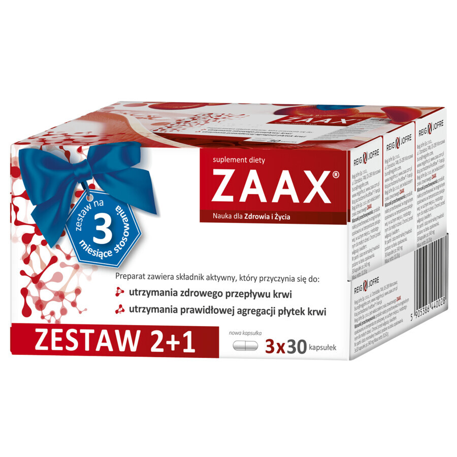Zaax, 3 x 30 capsules