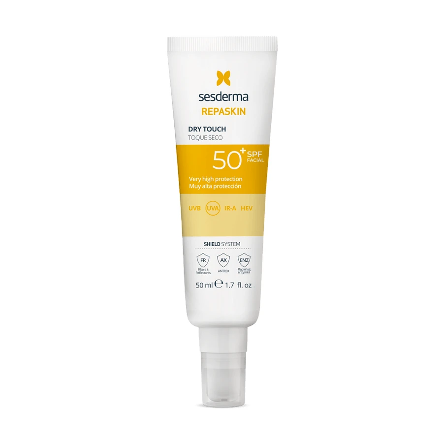 Sesderma Repaskin Dry Touch, Sonnenschutzmittel für das Gesicht, SPF 50, 50 ml