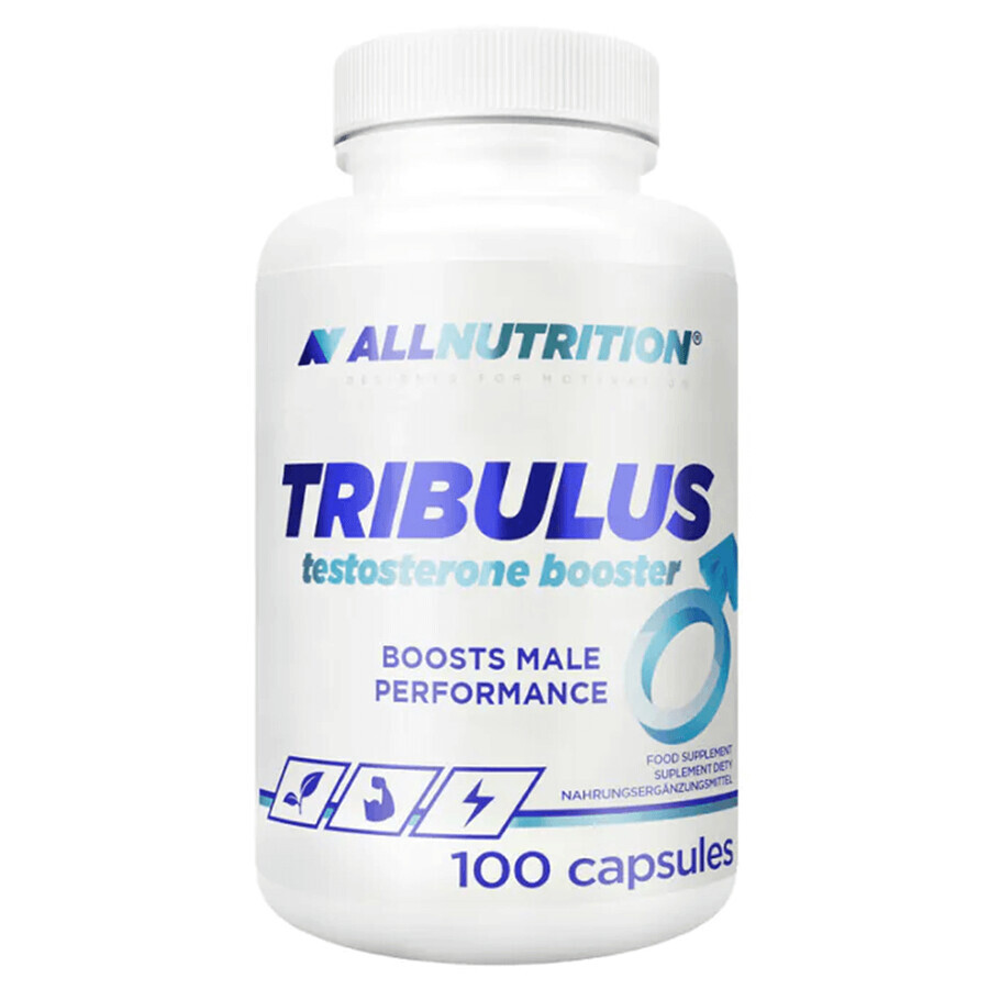 Allnutrition Tribulus Testosteron Booster, foelie, 100 capsules