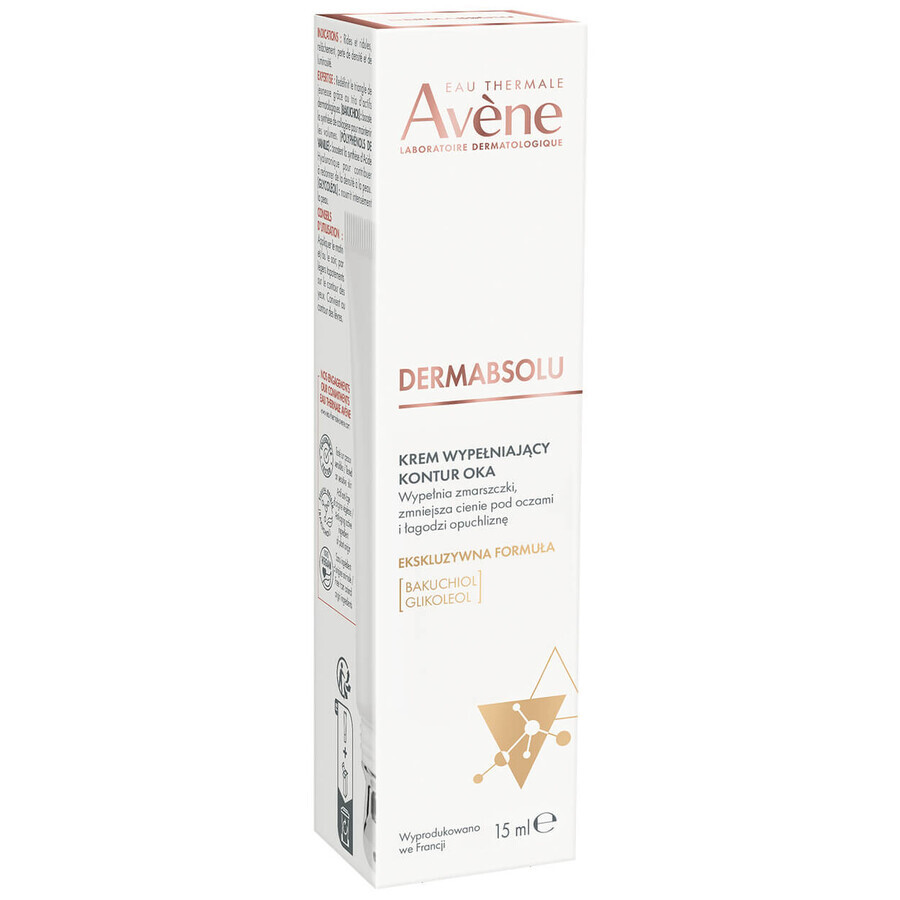 Avene Dermabsolu set, oogcontour opvullende crème, 15 ml + ovale vormgevende dagcrème, 50 ml